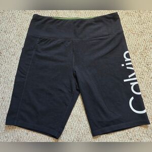 Calvin Klein Black Bike Shorts for Women